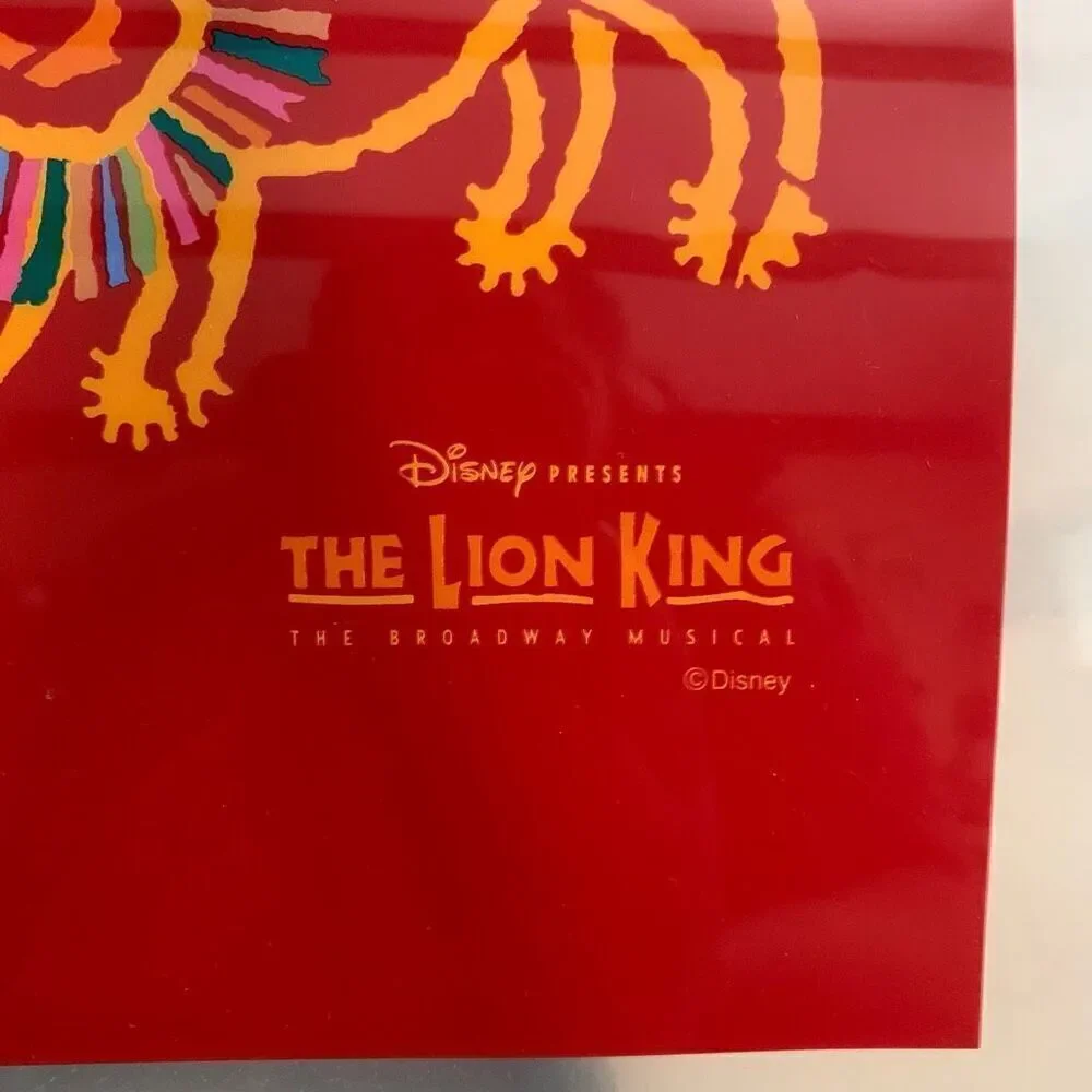 Vintage Disney’s the Lion King on broadway souvenir folders  set of 2